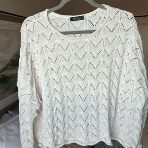 Knit sweater, flowy, small